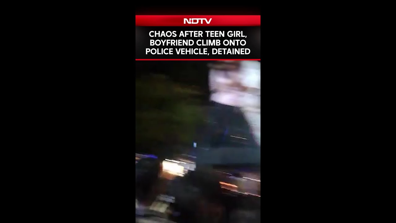 Chaos After Teen Girl, Boyfriend Climb Onto Police Vehicle In Rajasthan, Detained