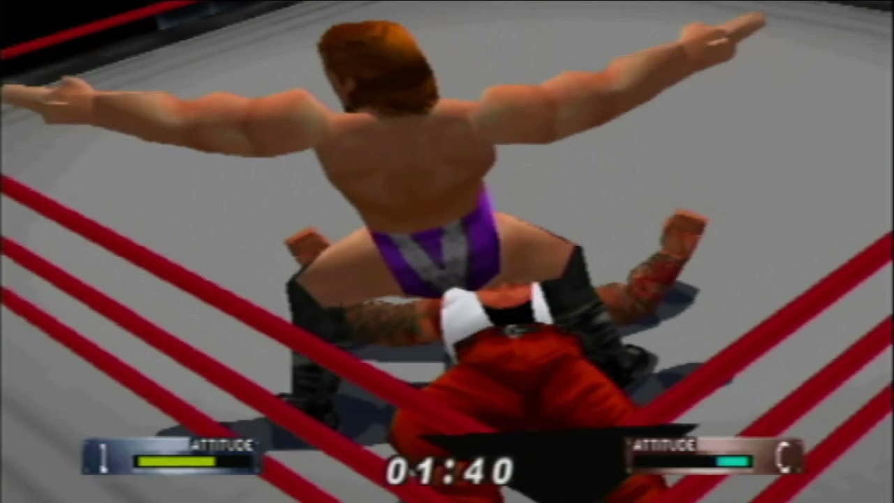 WWF Wrestlemania 200 - N64 Gameplay - Val Venis vs Godfather