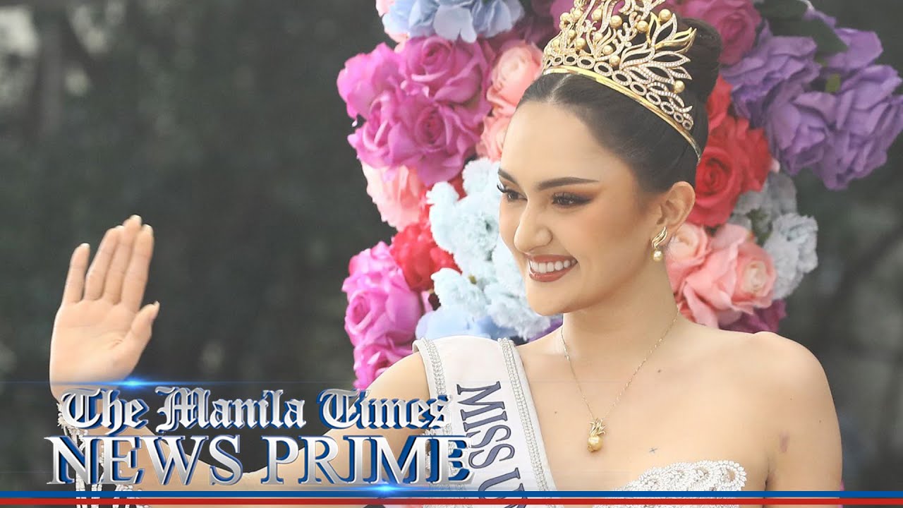 Miss Universe 2025 third runner-up Ahtisa Manalo visits Manila City Hall