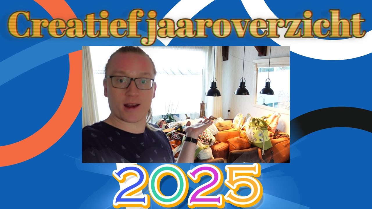 Mike's Creatieve Wereld | Creatief jaaroverzicht 2025 wat heb ik af, wat gaat weg en welke plannen