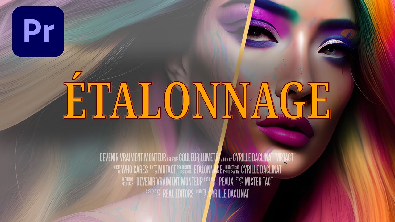 Découvrez comment ETALONNER UN VISAGE  #premierepro