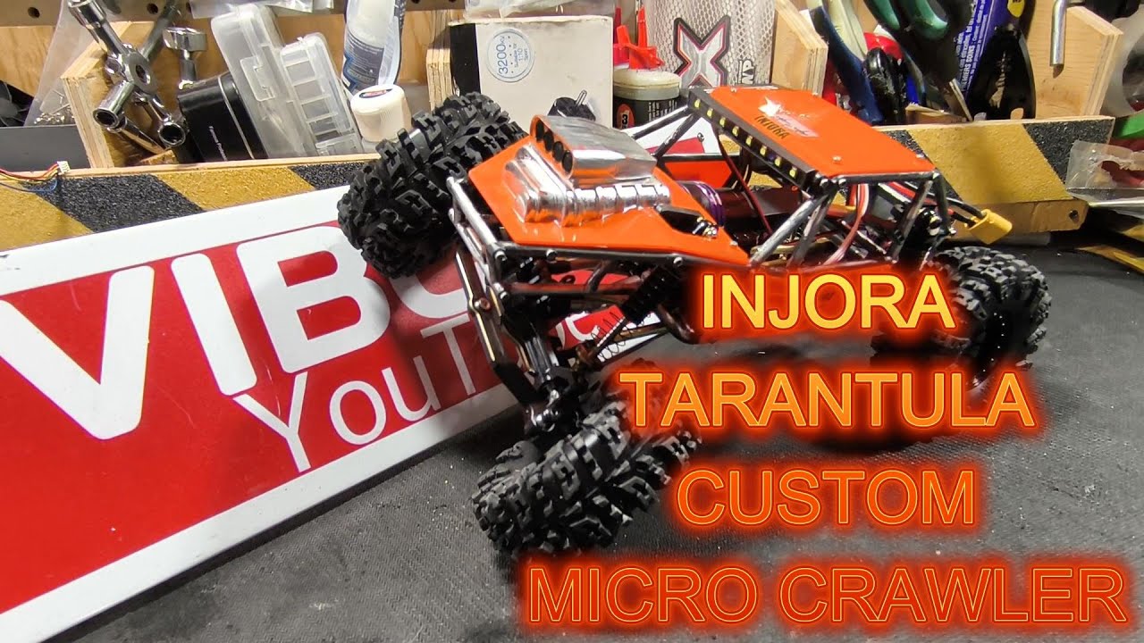 INJORA CUSTOM TRX4M FAT VIPER LCG TARANTULA CRAWLER build PT2