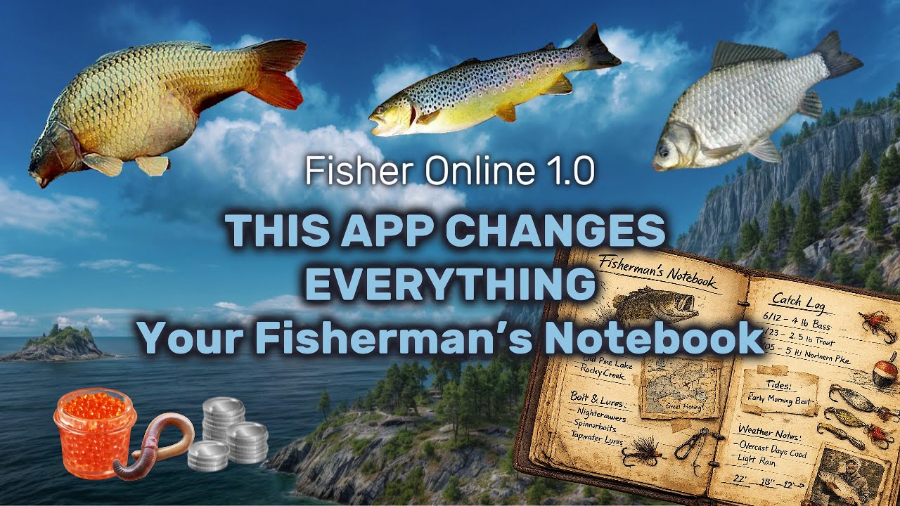 TFO Gold Fish Tracker 🐟 Your Digital Fisherman’s Notebook 📙| Fisher Online 1.0