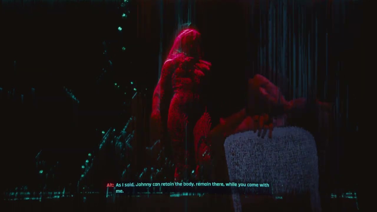 Cyberpunk 2077 Mikoshi choice scene