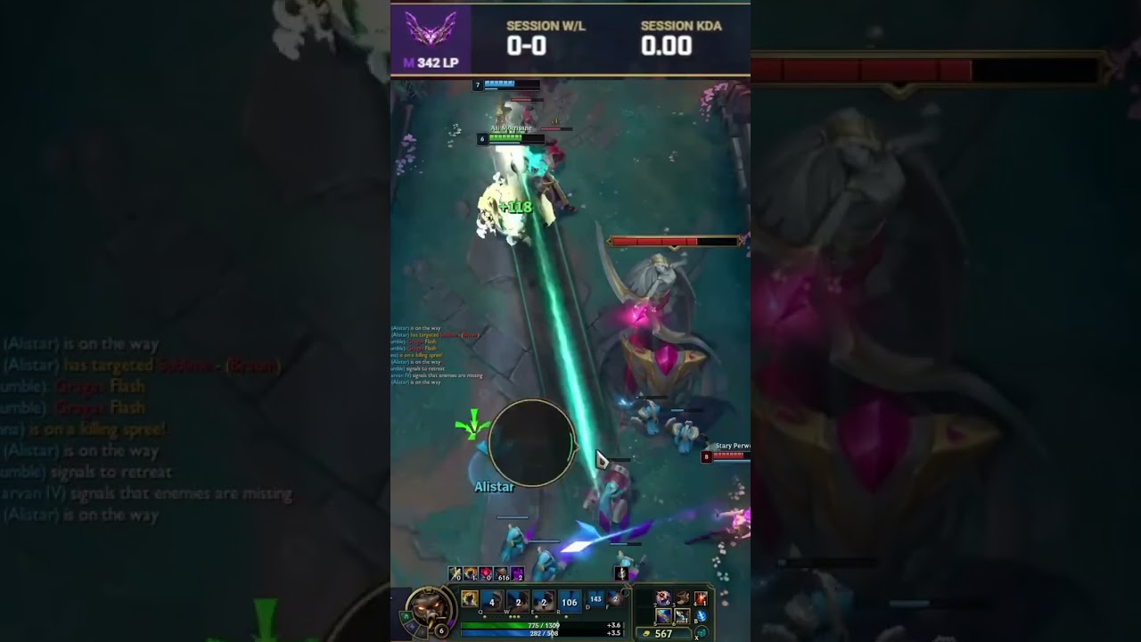 HOW TO DIVE AS AP ALISTAR SUPPORT #LEAGUEOFLEGENDS #ALISTAR #ALICOPTER #HUMZH