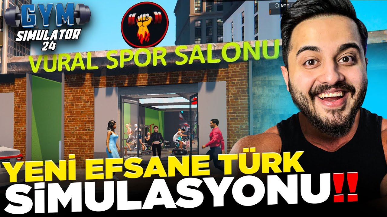 GALERİ YAPIMCILARINDAN YENİ SİMULAT&Ouml;R OYUNU! SPOR SALONU A&Ccedil;TIK! Gym Simulator 24