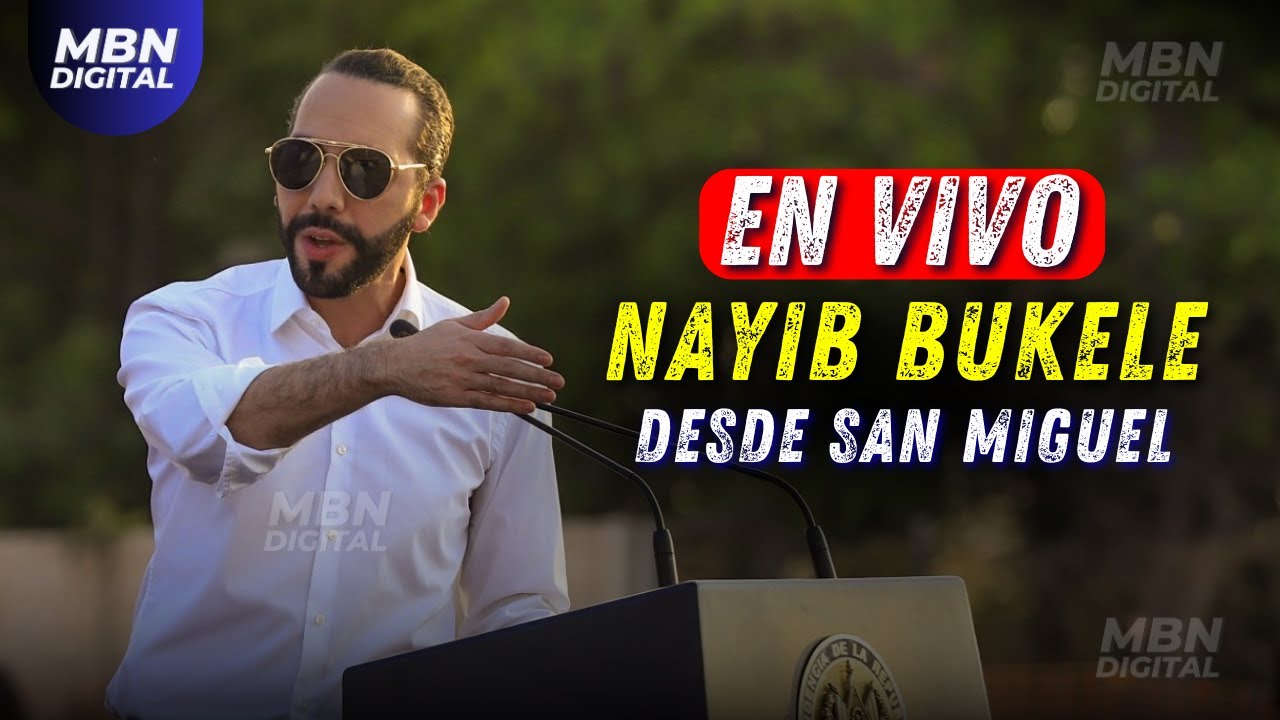 #EnVivo Presidente Nayib Bukele Inaugura Periférico Gerardo Barrios en San Miguel