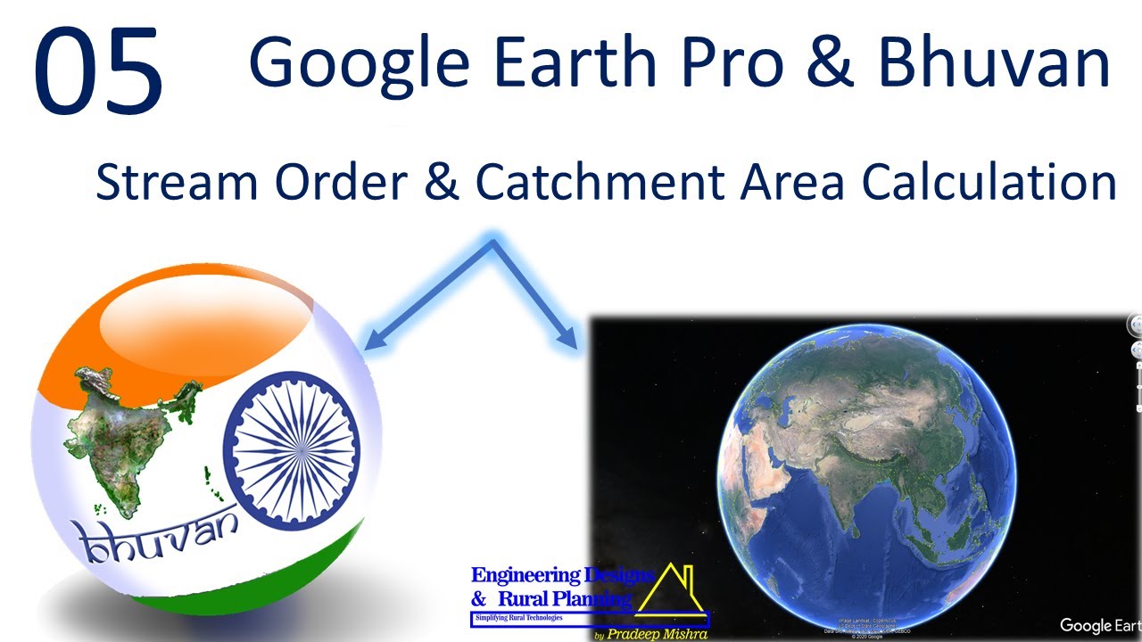 ||ED&RP|| 05 Stream Order and Catchment Area Calculation (Using Bhuvan & Google Earth)
