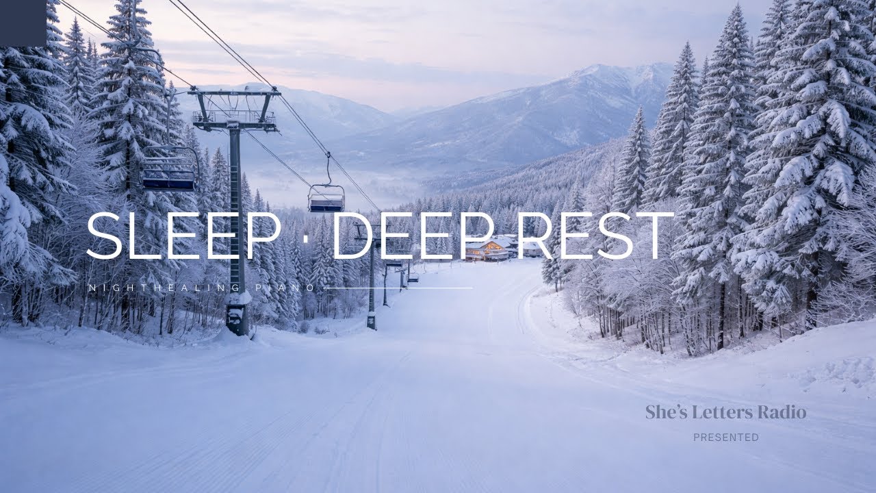 Sleep Lo-Fi for Night Silence & Deep Rest | A Letter While Snow Falls Softly | She’s Letters Radio