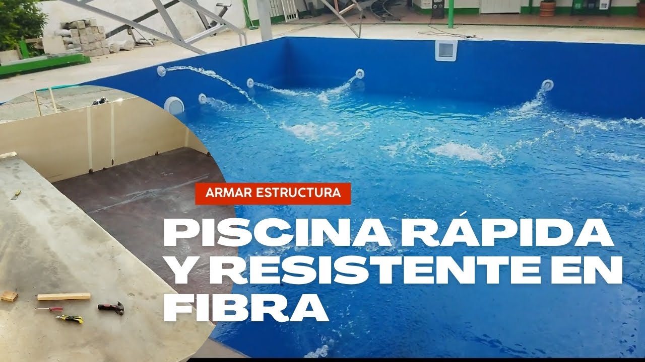 Pasos para Armar Molde para Fabricar Piscina en Fibra de Vidrio [SEGUNDA PARTE].