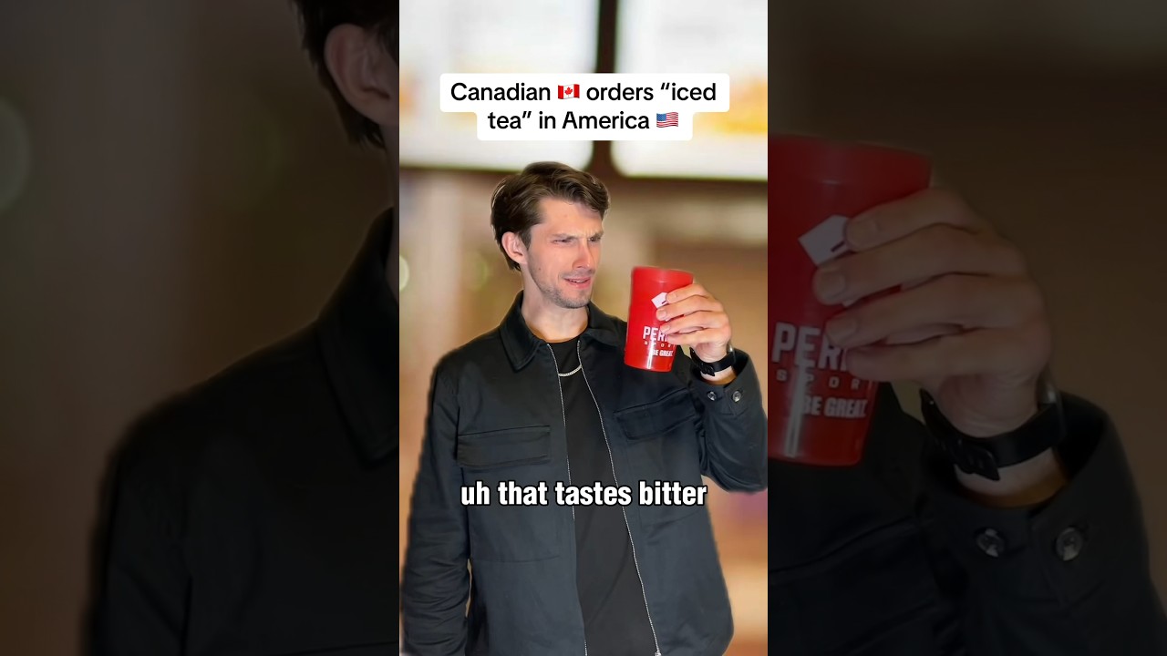 &ldquo;Sweet tea&rdquo; is just normal tea with sugar in it!😤🇨🇦🇺🇸☕️ #canada #america #americansincanada