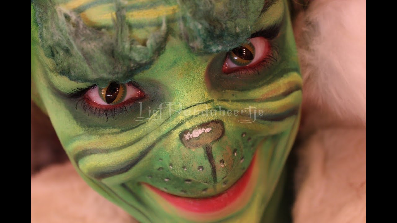 Tha Grinch makeup tutorial (Pinkstylist's Seussical Contest WINNER)