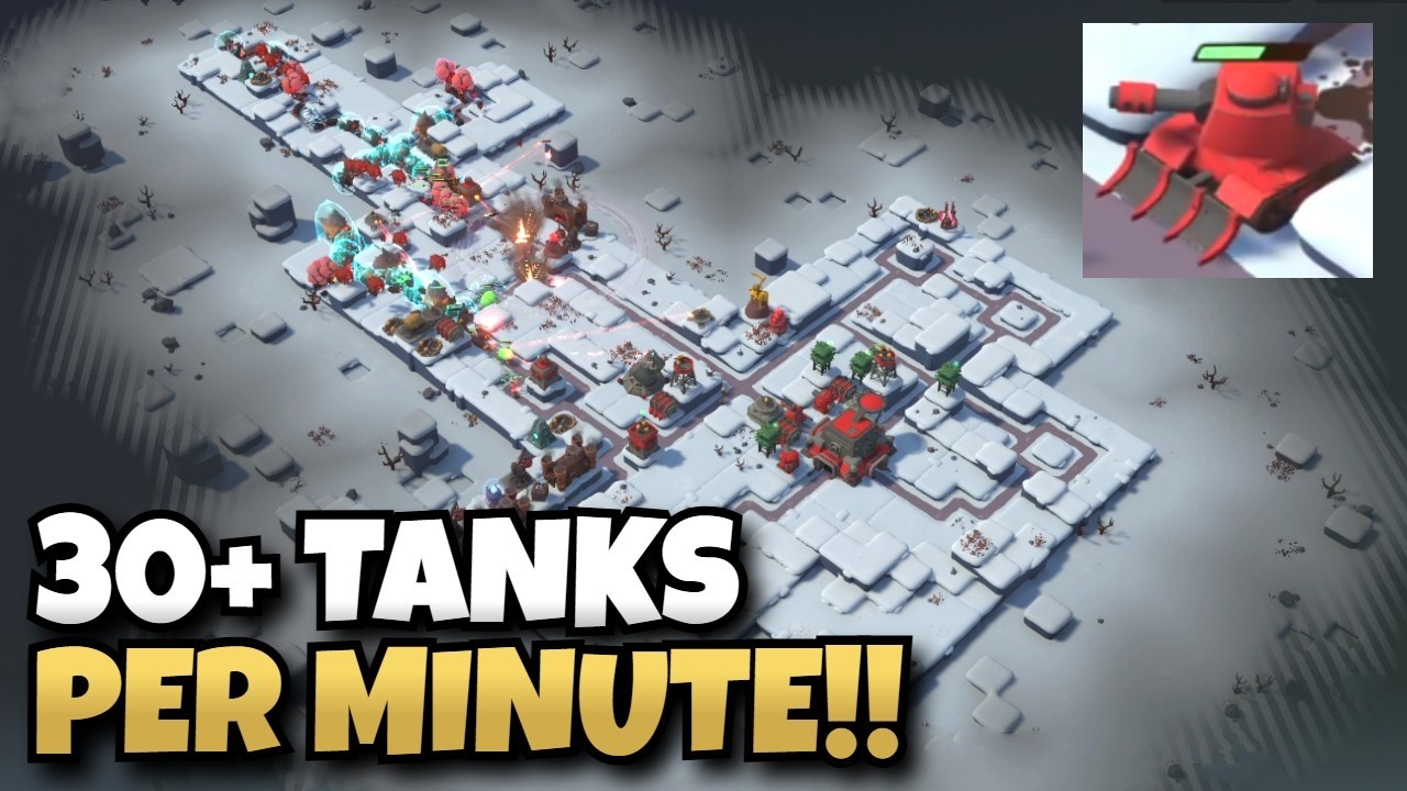 30+ Tanks Per Minute Army DESTROYS This Roguelike Tower Defense!