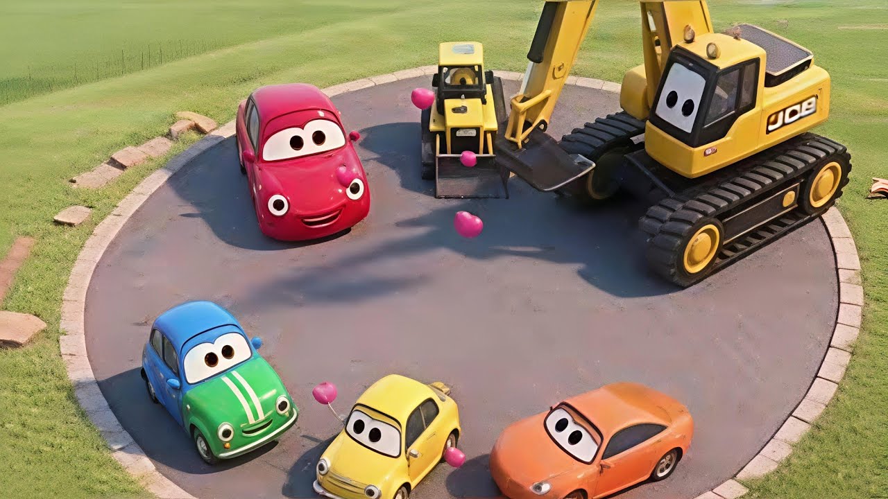 4 Cars Enjoying With JCB On Road|And Bolero Help By JCB|JCB |Yoyo Wheels TV 