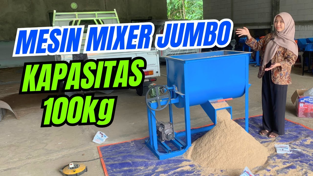Tes & Review Mesin Mixer Kapasitas 100kg Penggerak Dinamo 1HP #mesinmixer #rajacoperindonesia  