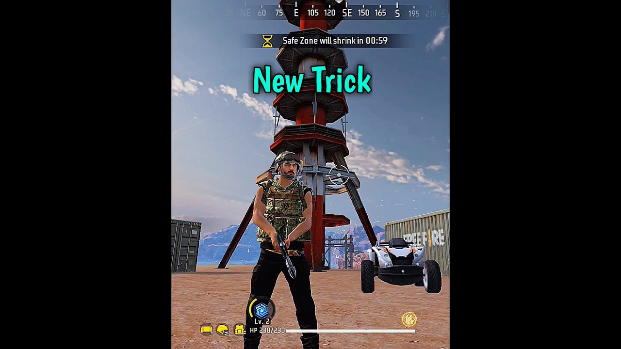 free fire hidden places in kalahari map 😱 #shorts #freefire