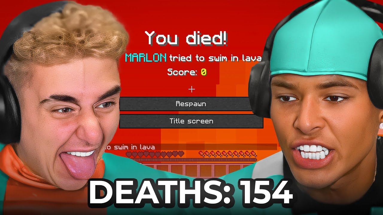 I Tried To Beat Hardcore Minecraft With Lacy (BEST MOMENTS)