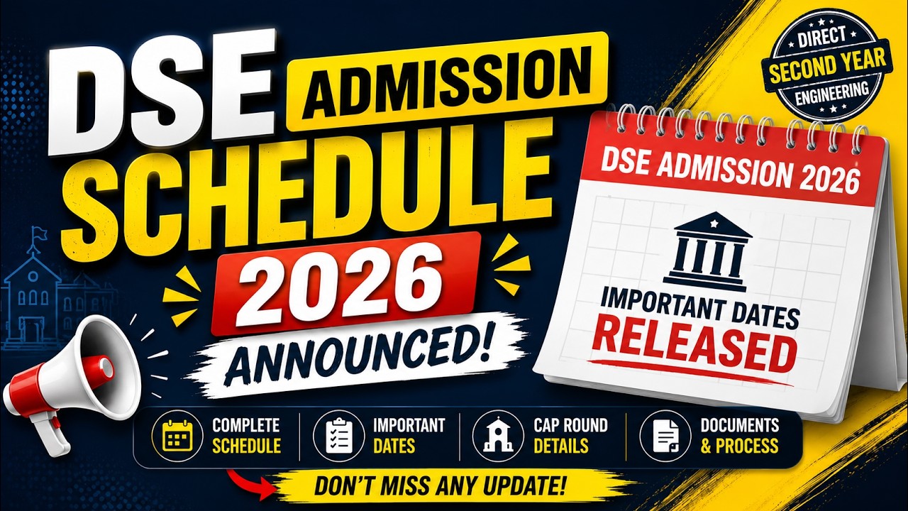 Direct Second Year Engineering (DSE) Admission 2026 | Official Schedule Out | Don't Miss These Dates