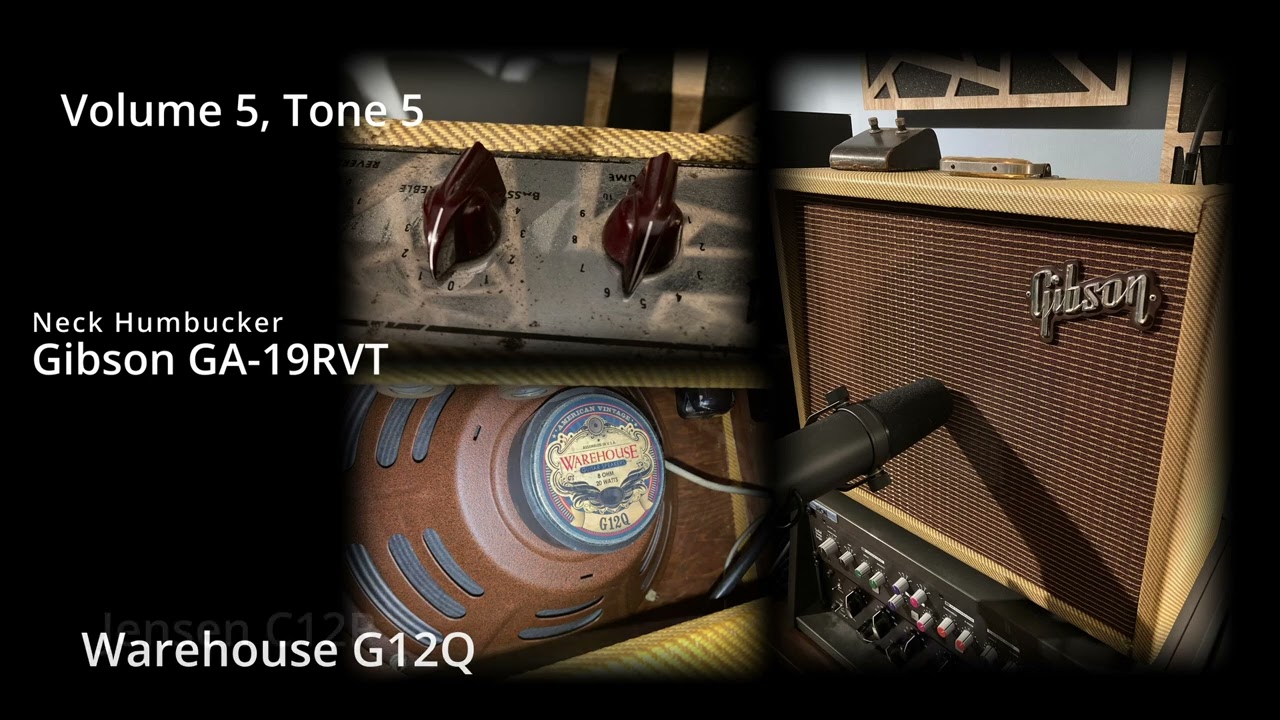 Tweed Shootout: Gibson GA-19 RVT (WGS G12Q, Jensen C12R) vs Fender 57 Custom Deluxe (Jensen P12Q)