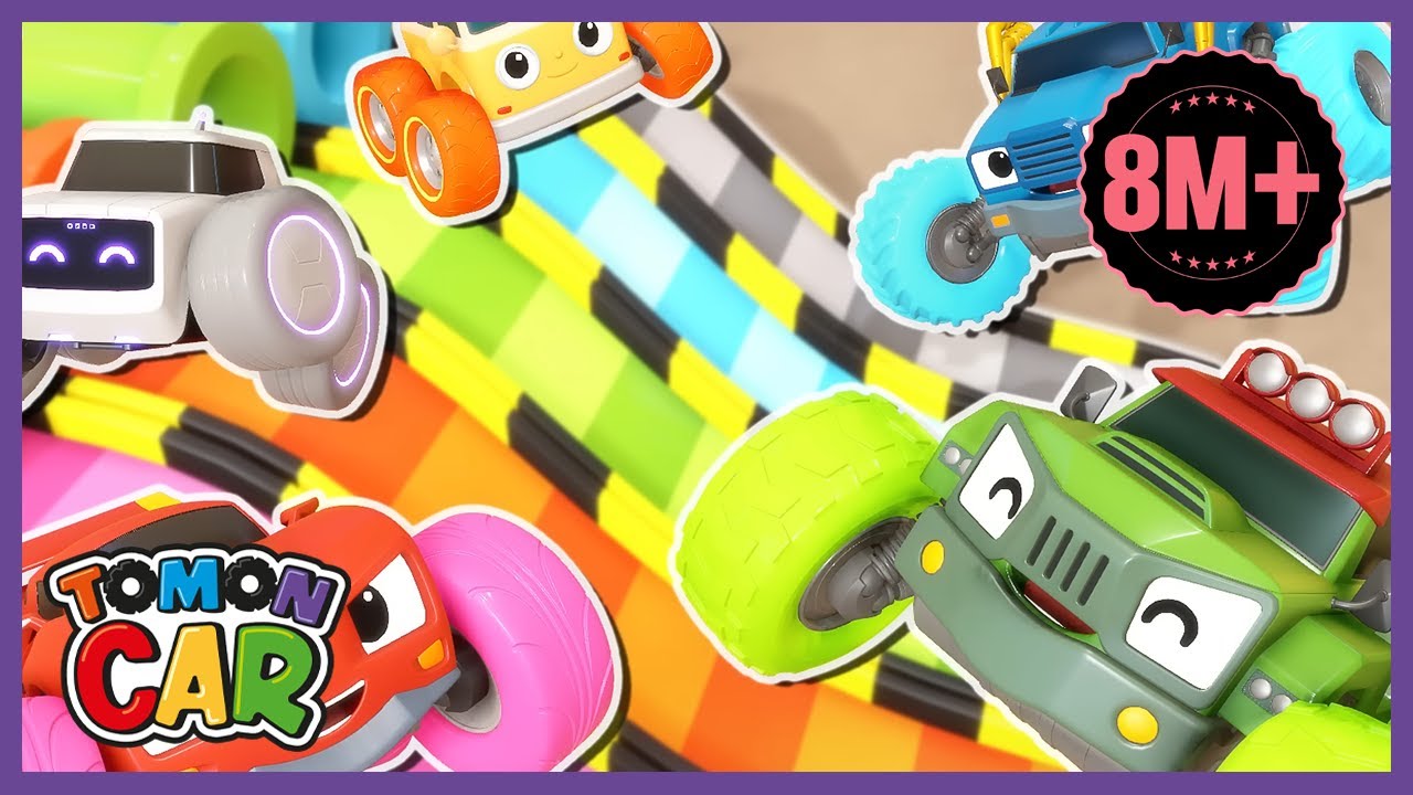 Learn Color names! | The Tomoncar wheel has been change color! nursery rhyme Tomoncar World