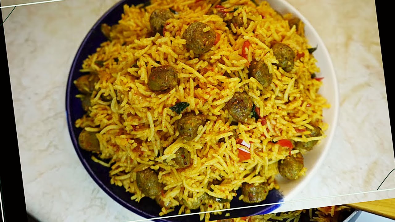 Moong dal | Mung Beans chunks Rice - A flavourful vegan delight you!