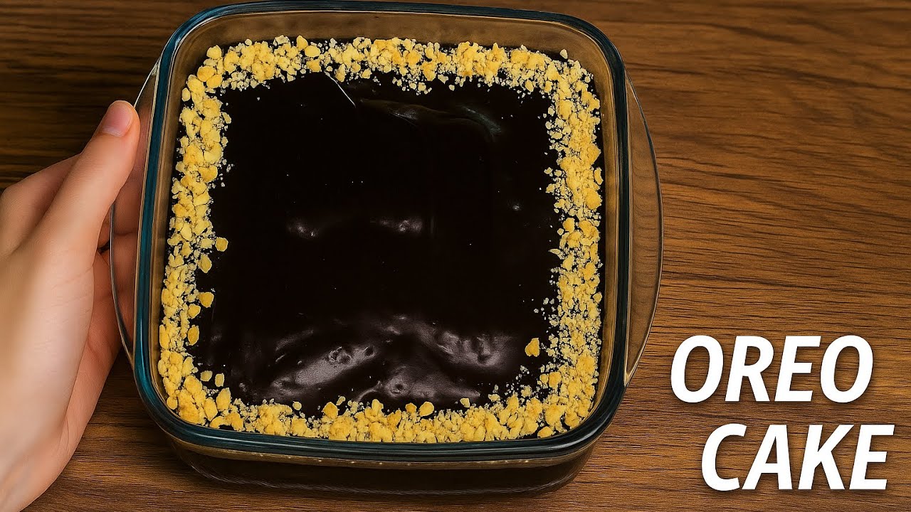 Oreo Cake with Just 3 Ingredients | ASMR + Easy Recipe