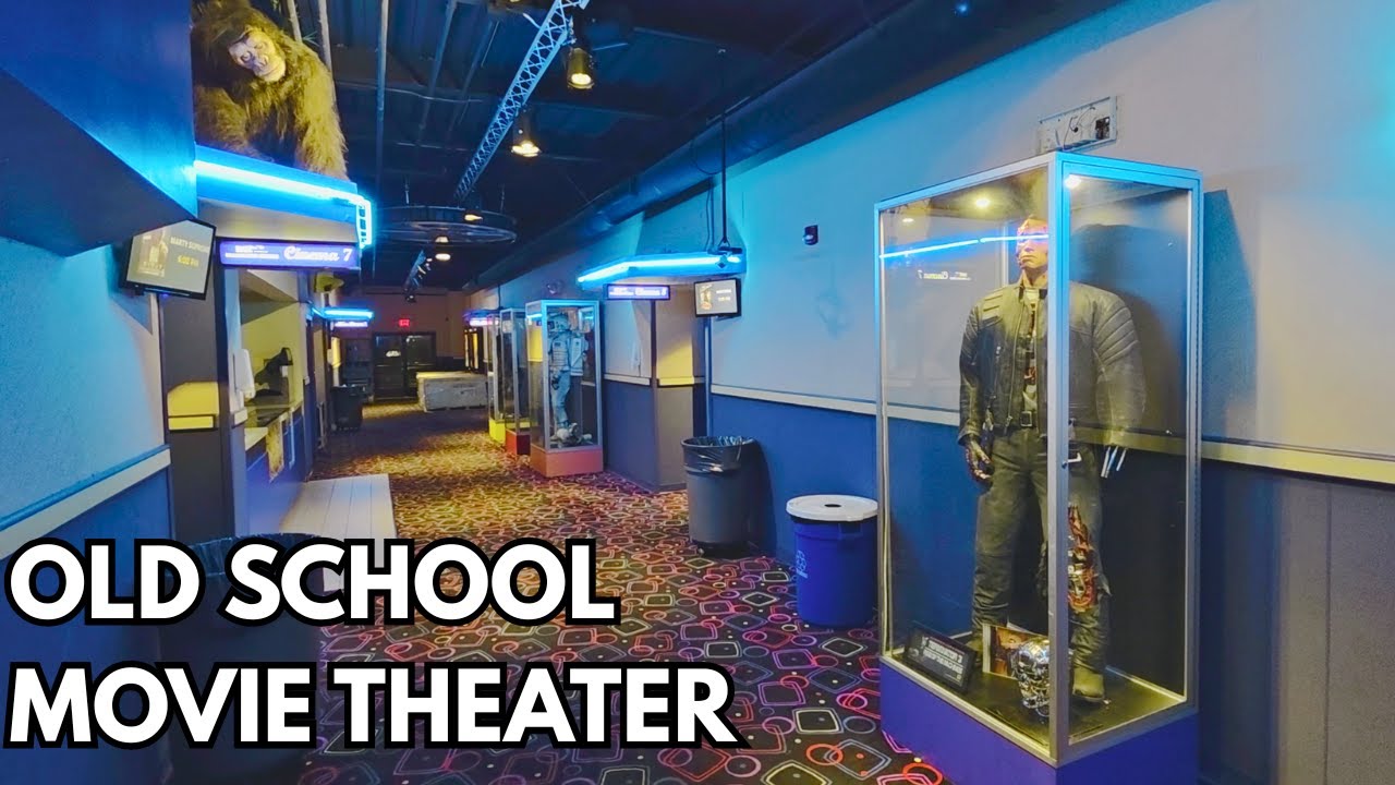 Retro Movie Theater with Screen Used Props! - Hillsborogh Cinemas, NJ