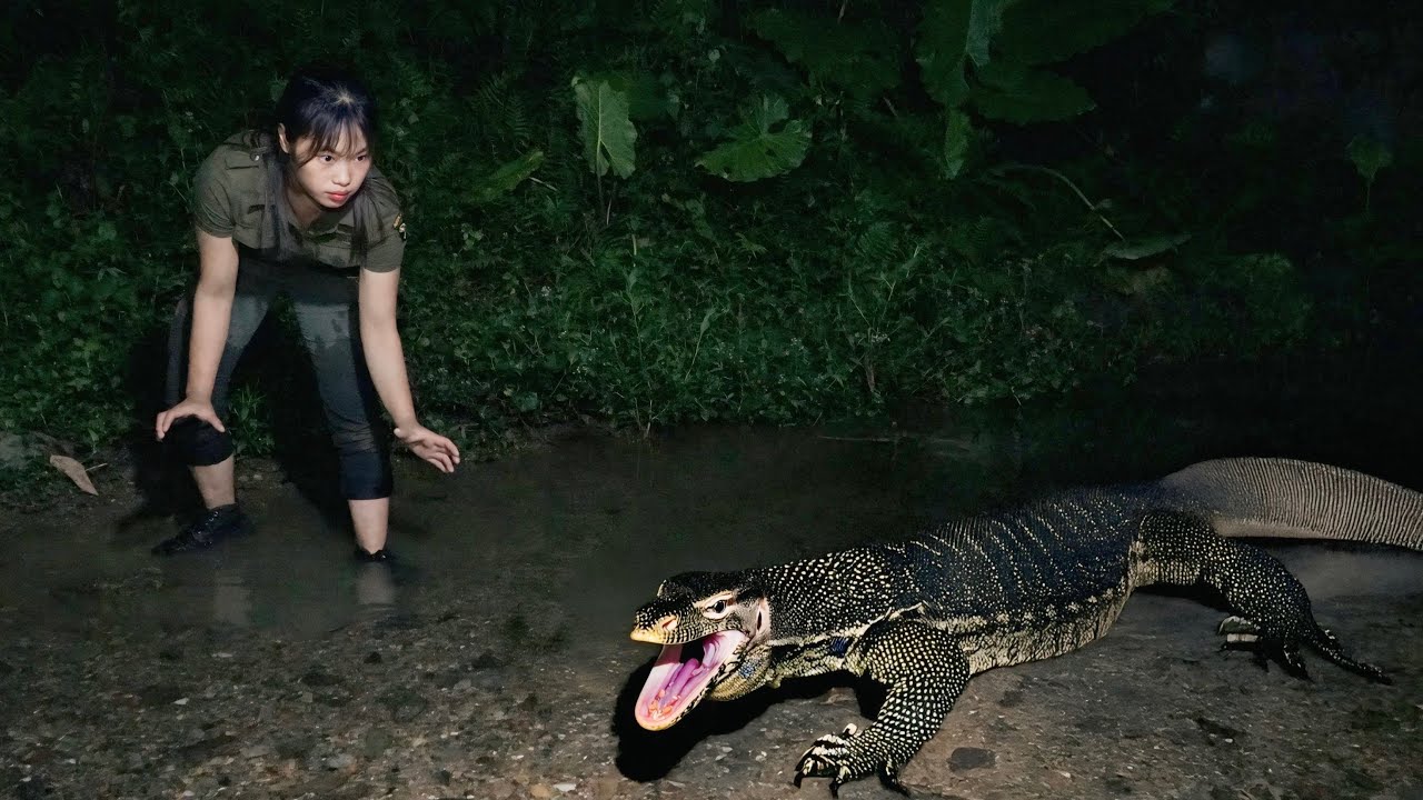 Night terrors, nighttime wildlife encounters, stream fishing, survival alone