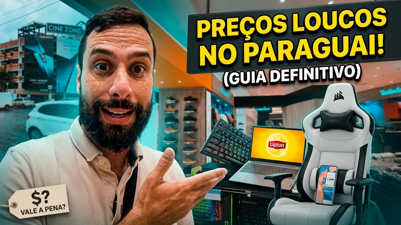 COMPRAS PARAGUAI 2026: conheci o NOVO Shopping China, a maior loja da América Latina (parte 1)