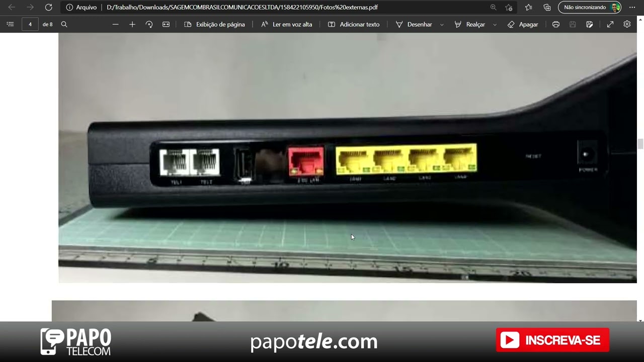 Novo Modem TIM LIVE Fibra com Wi-Fi 6 AX - Sagemcom F@ST 5670