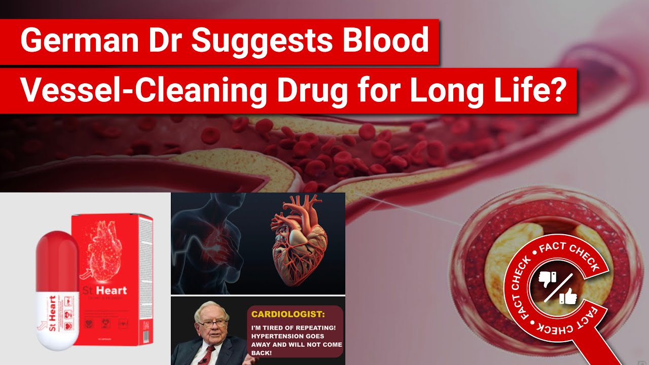 FACT CHECK: German Dr Thomas D Walker Endorses Blood Vessel-Cleaning Drug ST Heart for Long Life?