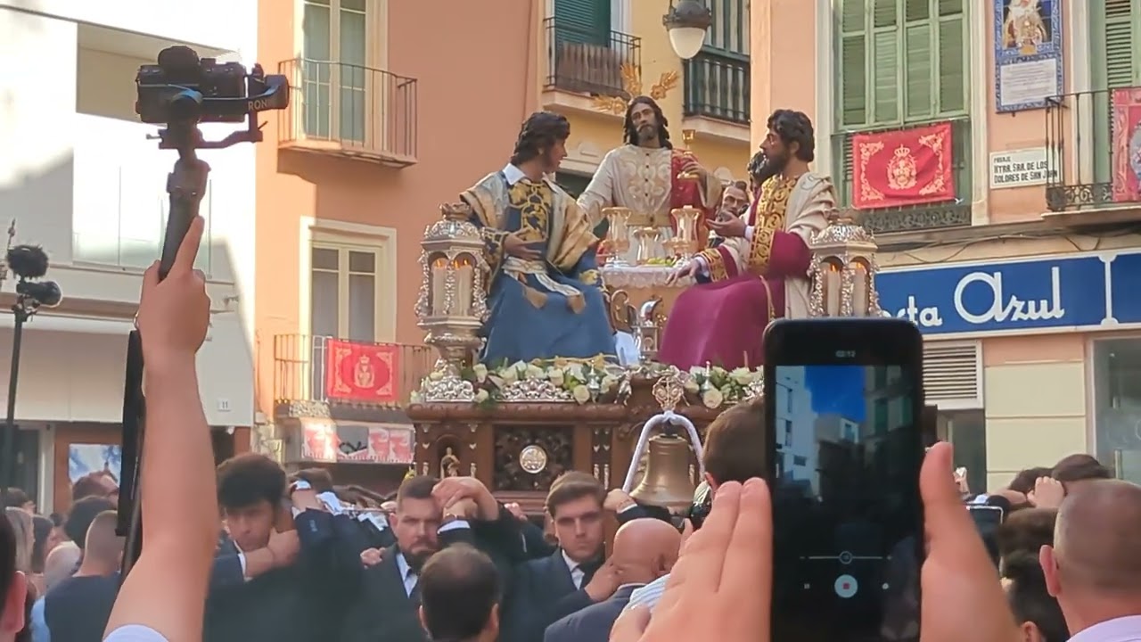 CORPUS CHRISTI MÁLAGA 2024. Traslado Extraordinario de la Cena a los Mártires por calle San Juan