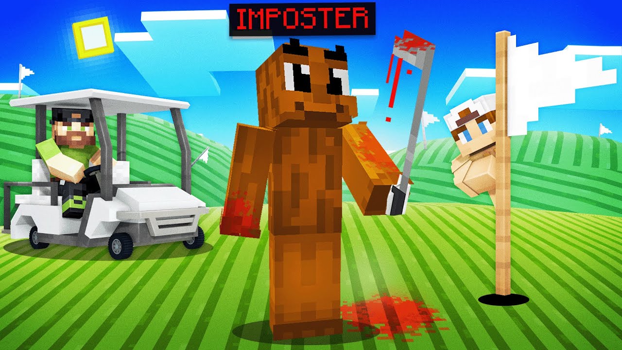 Minecraft Golf, But There's a Brainrot Imposter