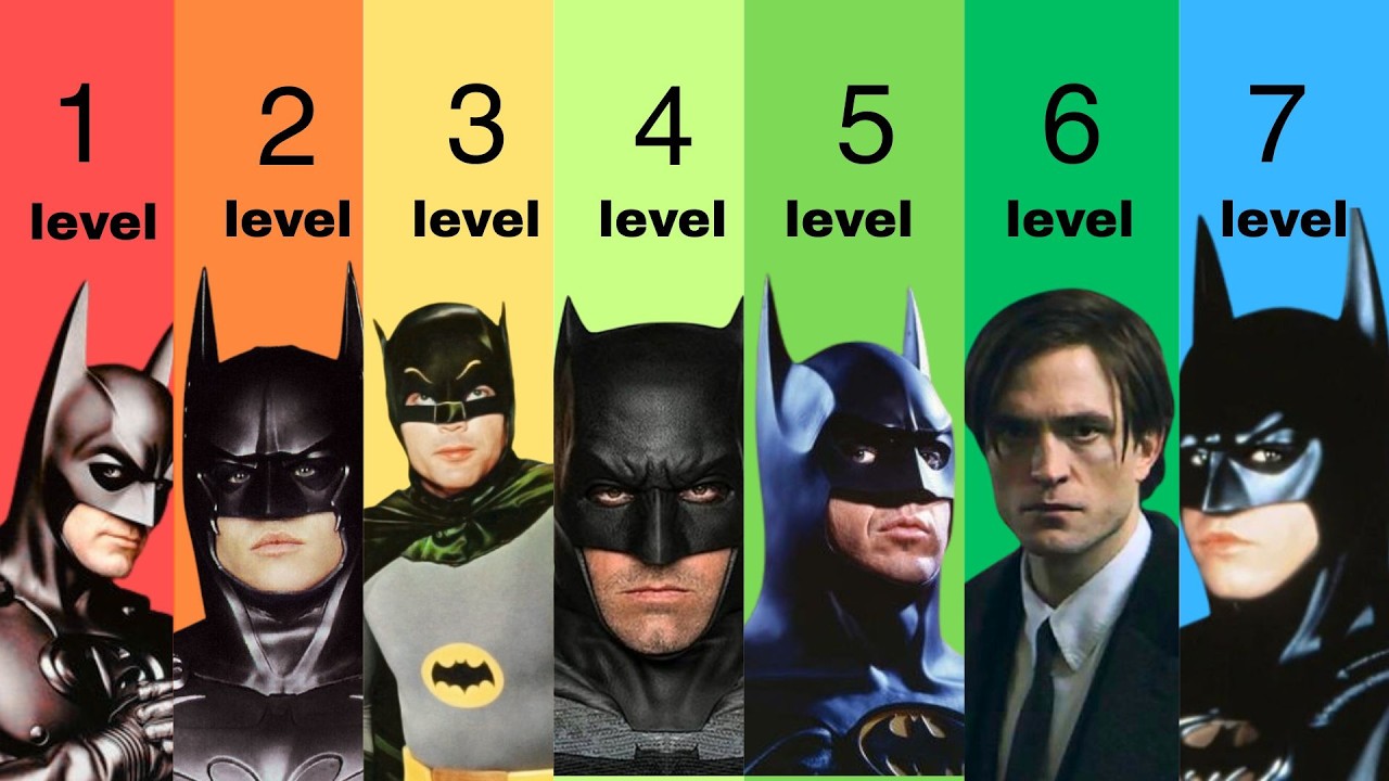 The SEVEN levels of BATMAN EXPLAINED.