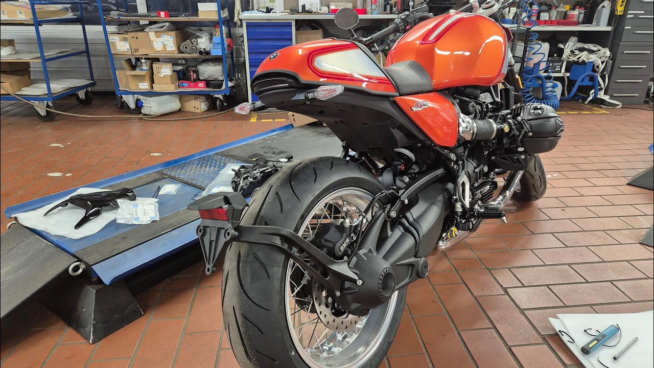 BMW R 12 Nine T Мodification of the rear
