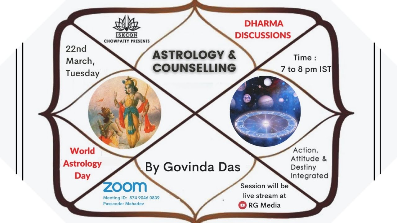 ASTROLOGY & COUNSELLING  | DHARMA DISCUSSIONS | HG Govinda Das