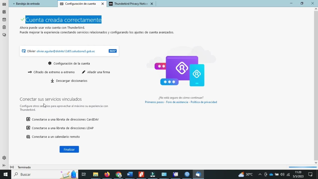 Como Respaldar Correo Zimbra en thunderbird