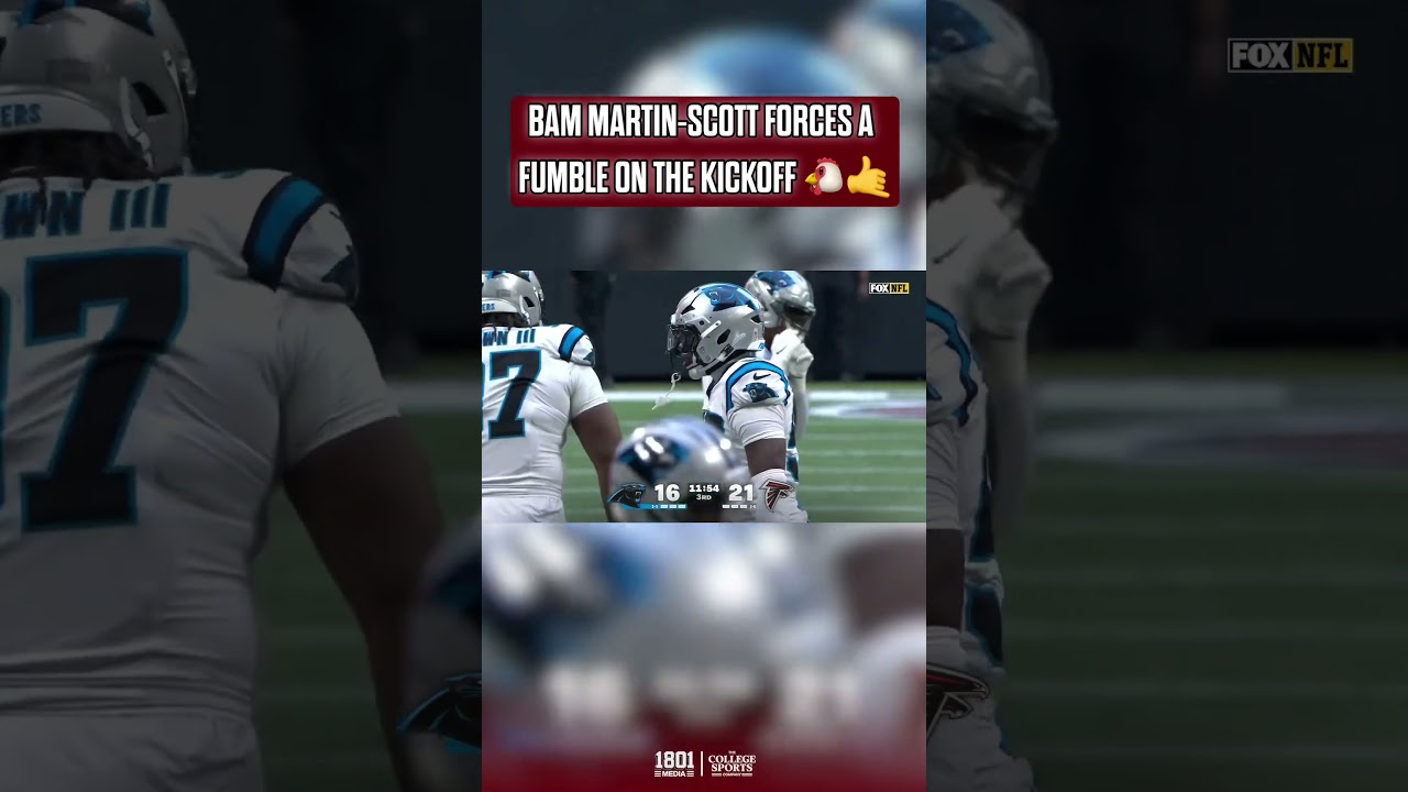 Бэм Мартин-Скотт заставляет мяч упасть во время начального удара 🐔🤙