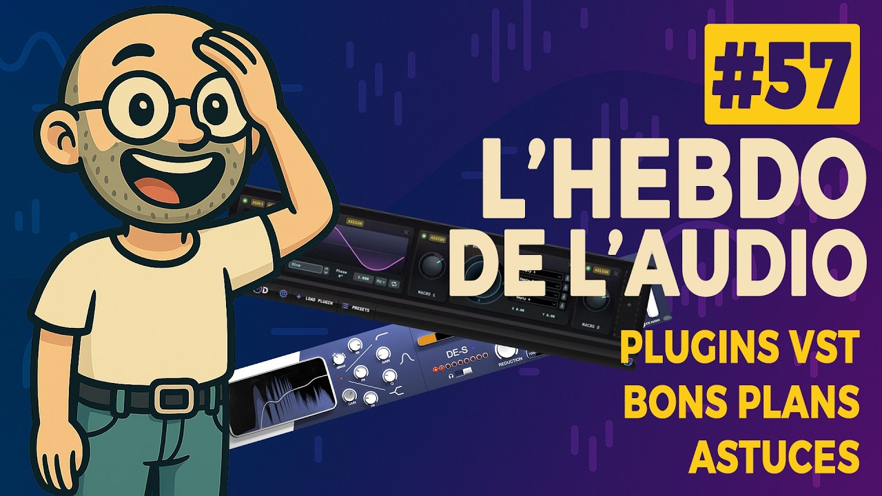 Hebdo de l'audio #57 Plugins audio, gratuits et gain staging : les nouveautés audio de la semaine