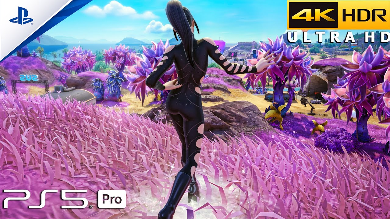 Fortnite Next-Gen (PS5 Pro) 4K HDR 120FPS Gameplay | Lisa Skin Victory Royal