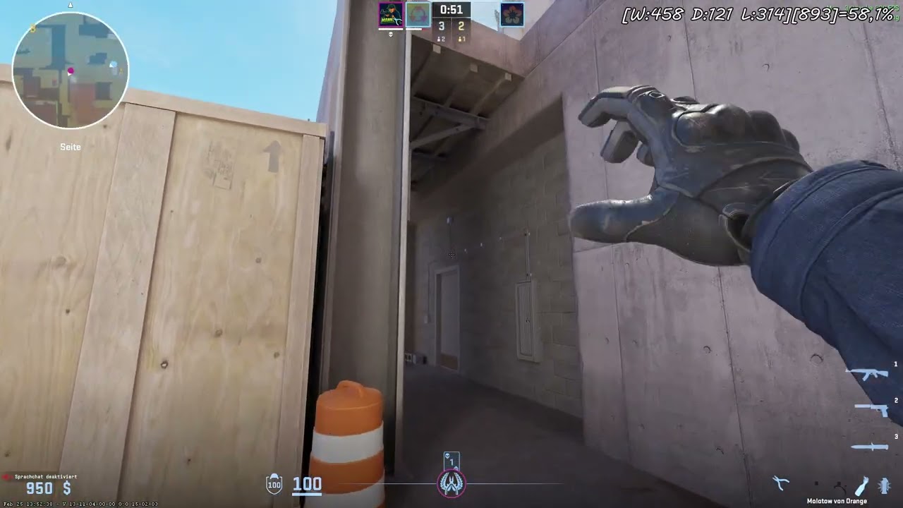 CS 2 Wingman Silber zu Global SoloQ 981