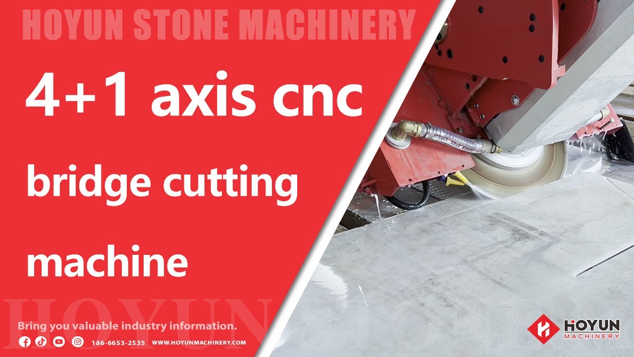 4 Axis CNC Bridge Saw 4 Axis Bridge Cutting Machine for Carving Granite & Marble