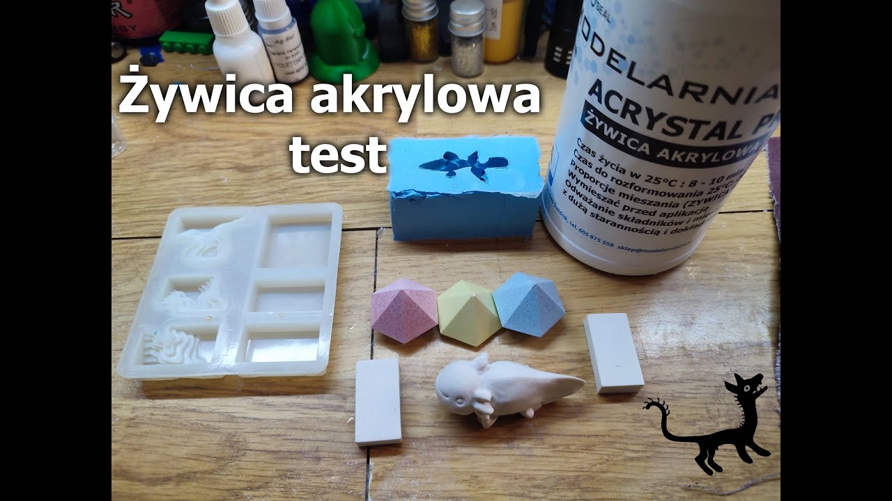 Żywica akrylowa - test a także mój pierwszy raz.