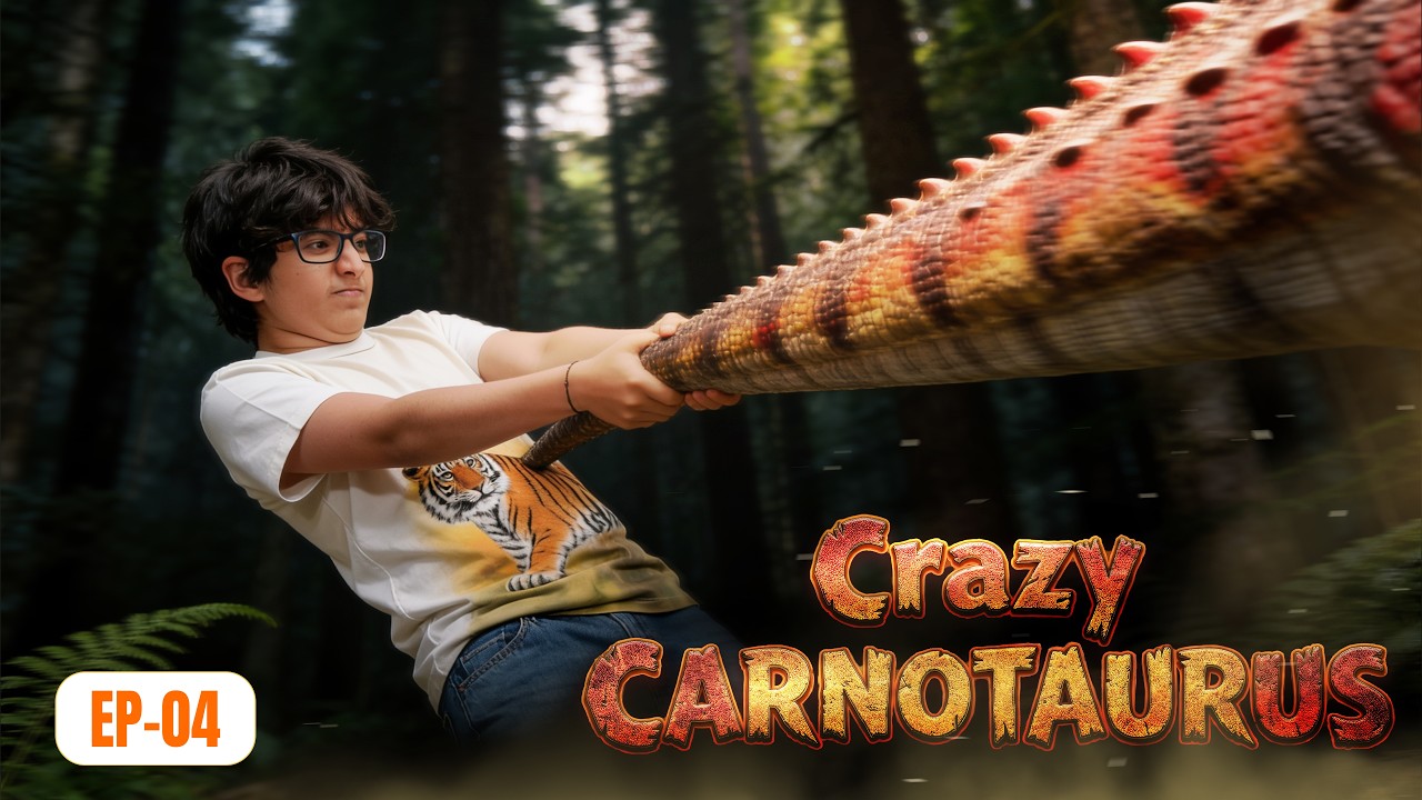 Crazy Carnotaurus Episode 4: Prehistoric Horns & High-Speed Chases | Devaansh Nara | Dino Deets