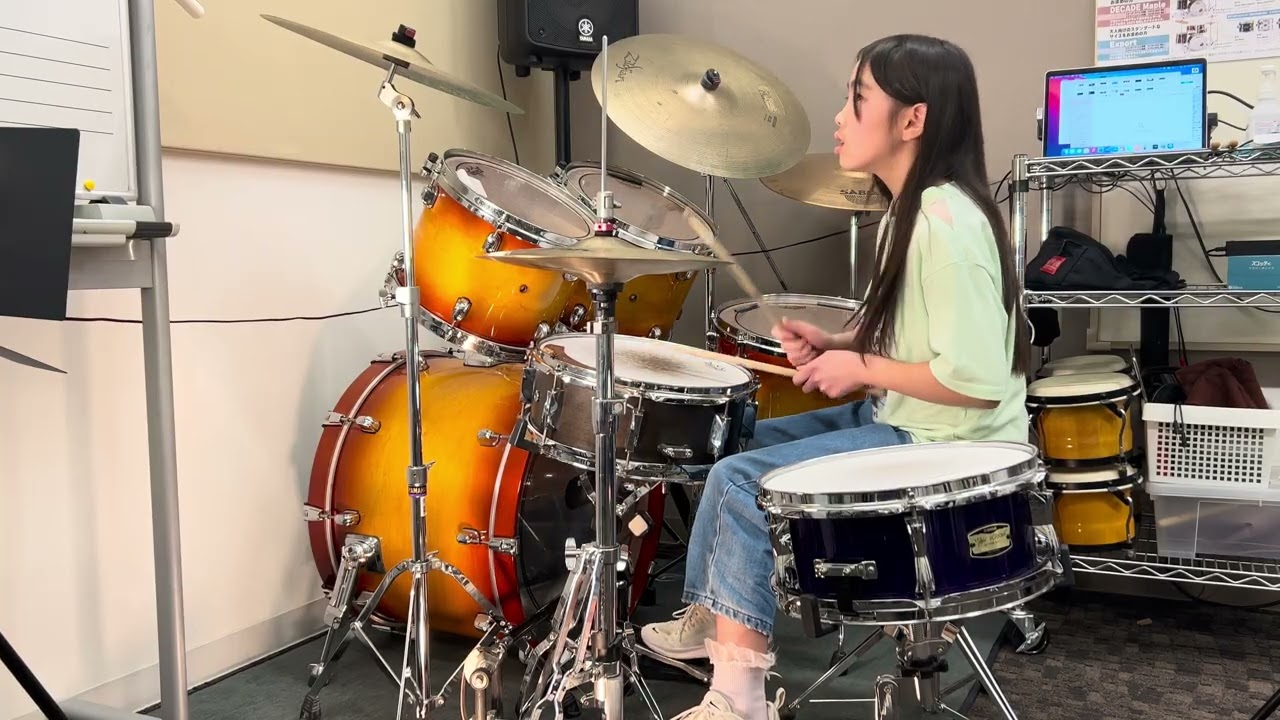 長女ドラム