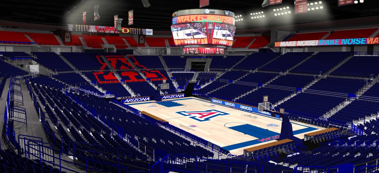 McKale Renovation Tour with Greg Byrne, Sean Miller and Niya Butts Pt. 1