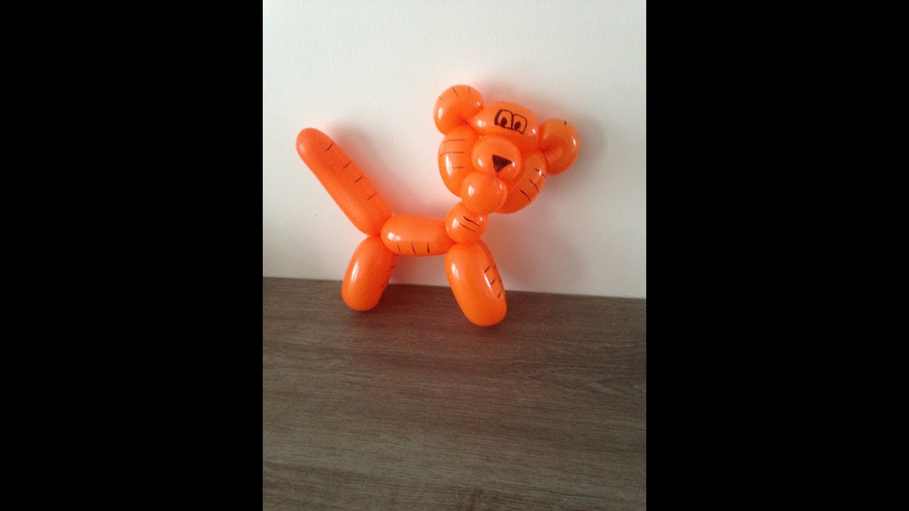 [TUTO] Sculpture de ballon : le tigre