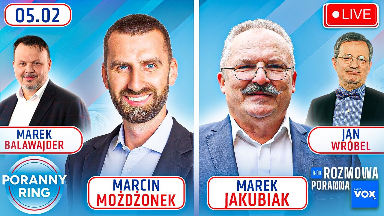 🔴 PORANNY RING 7:30 - MARCIN MOŻDŻONEK, MAREK JAKUBIAK