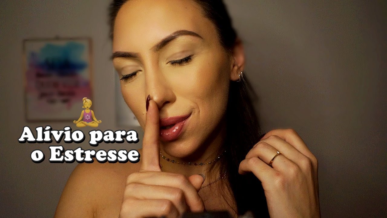 ASMR SUSSURROS PARA PESSOAS ESTRESSADAS (atenção pessoal, soninho, carinho, calma)