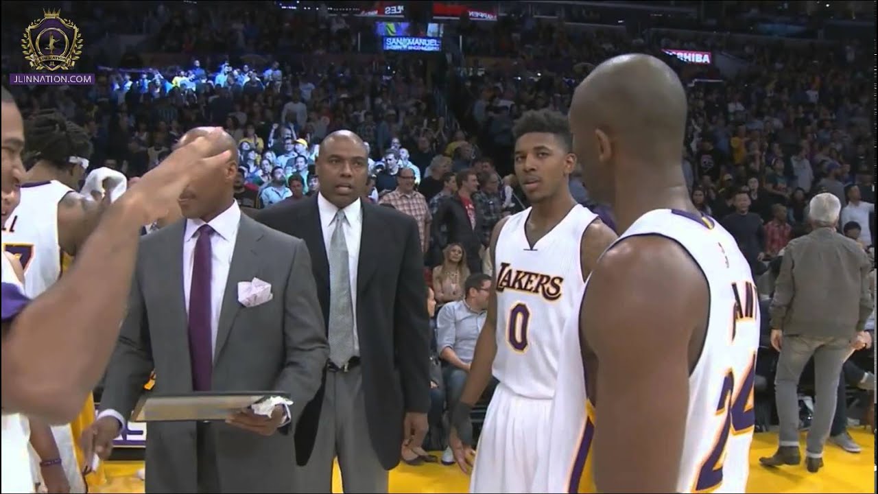 Kobe to Lin : get the fuck out the way. 3 pt, don't worry I got this